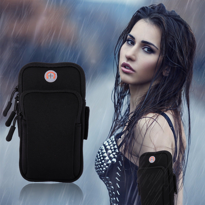 Waterproof running arm bag.
