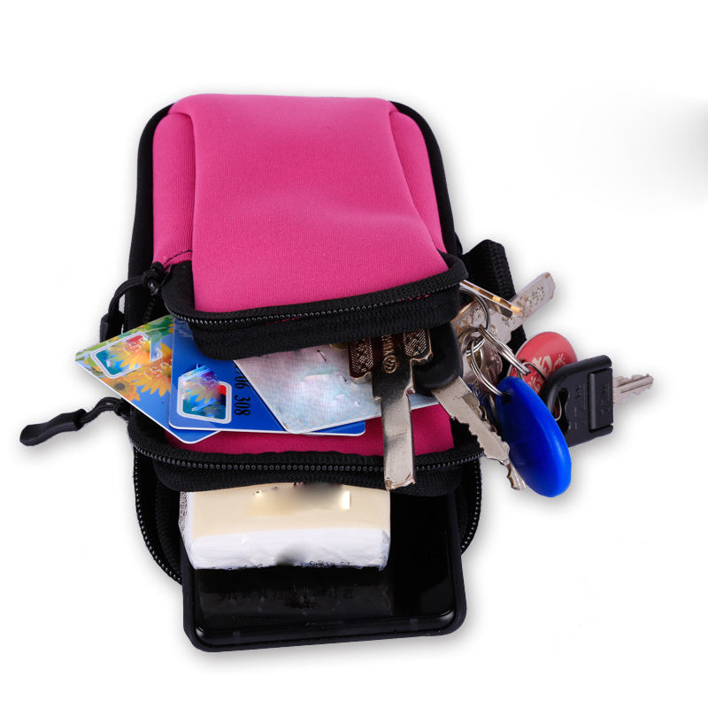 Waterproof running arm bag.