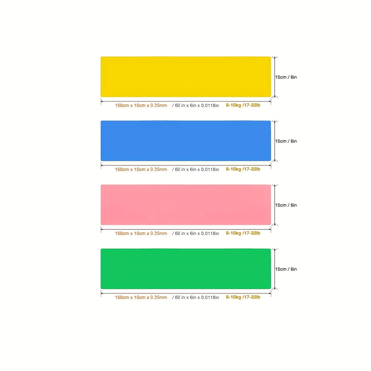 Elastic latex resistance band.