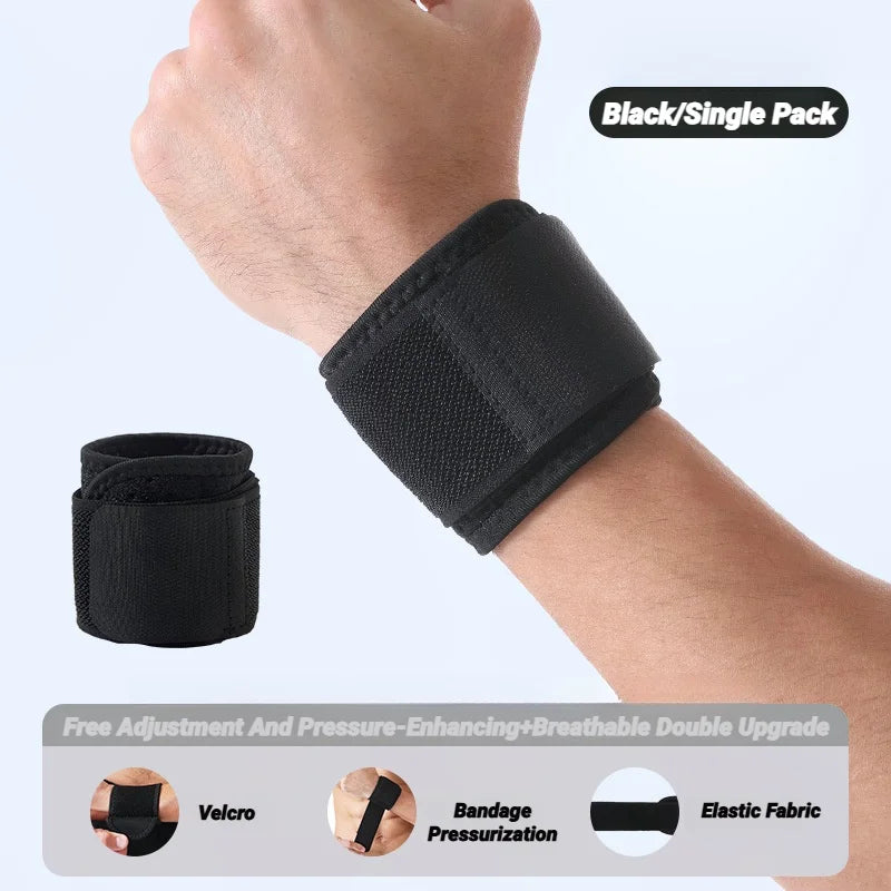 Adjustable wrist support gloves.