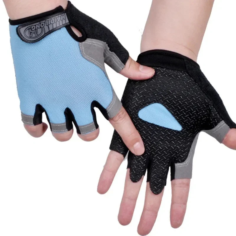 Gants de sport sans doigts pour salle de sport.