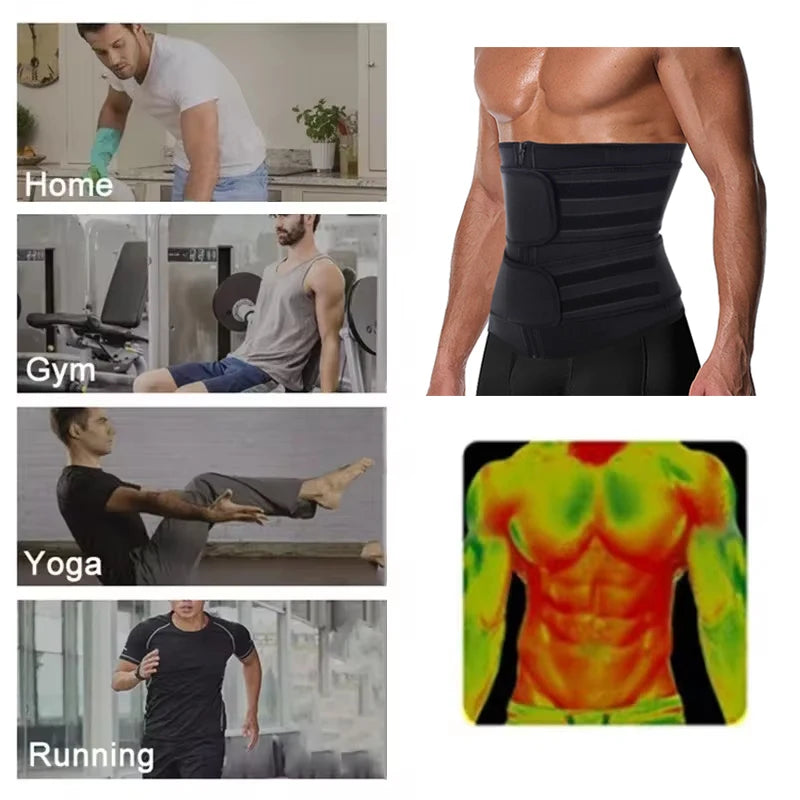 Ceinture de sudation pour l’entraînement.