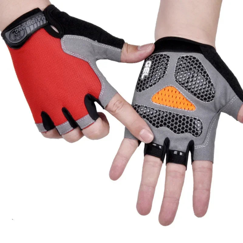 Gants de sport sans doigts pour salle de sport.