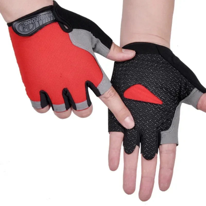 Gants de sport sans doigts pour salle de sport.