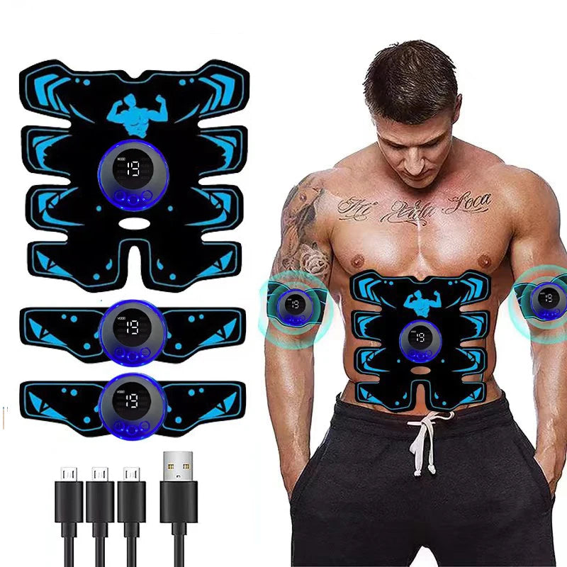 Rechargeable USB EMS muscle stimulator. 