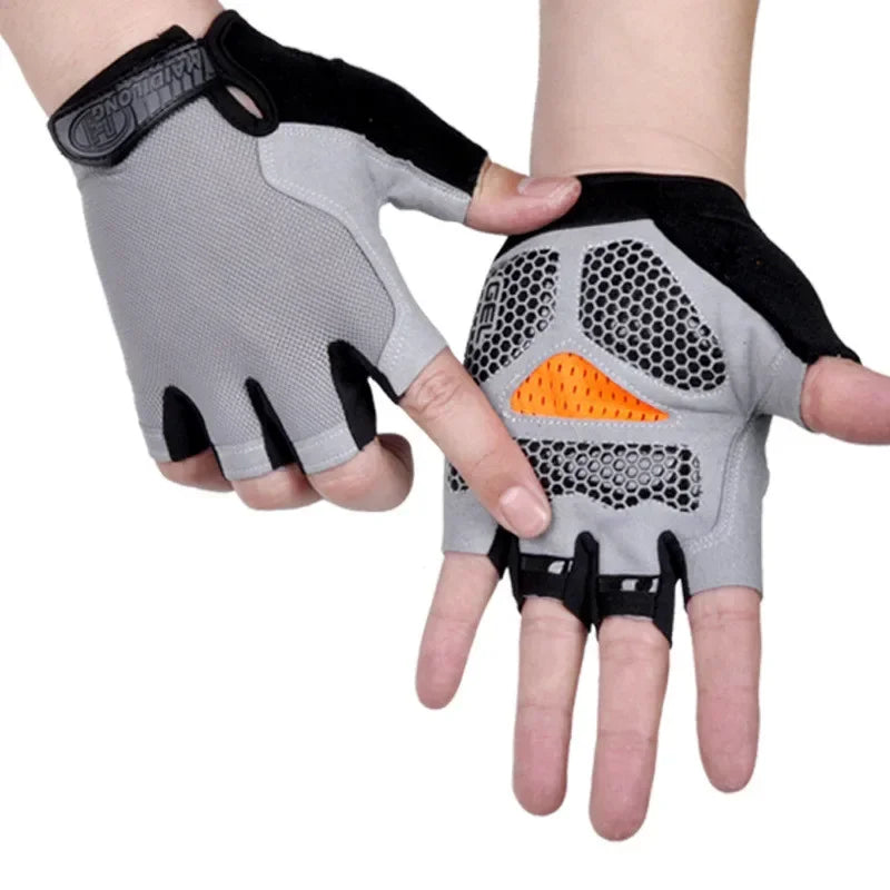 Gants de sport sans doigts pour salle de sport.