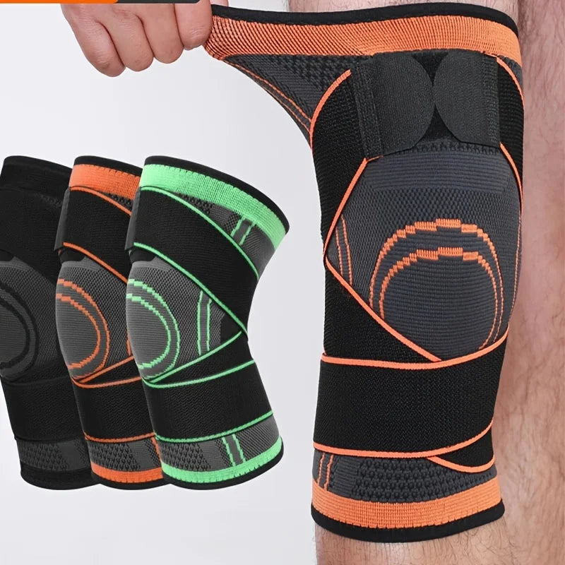 Sports knee brace. 