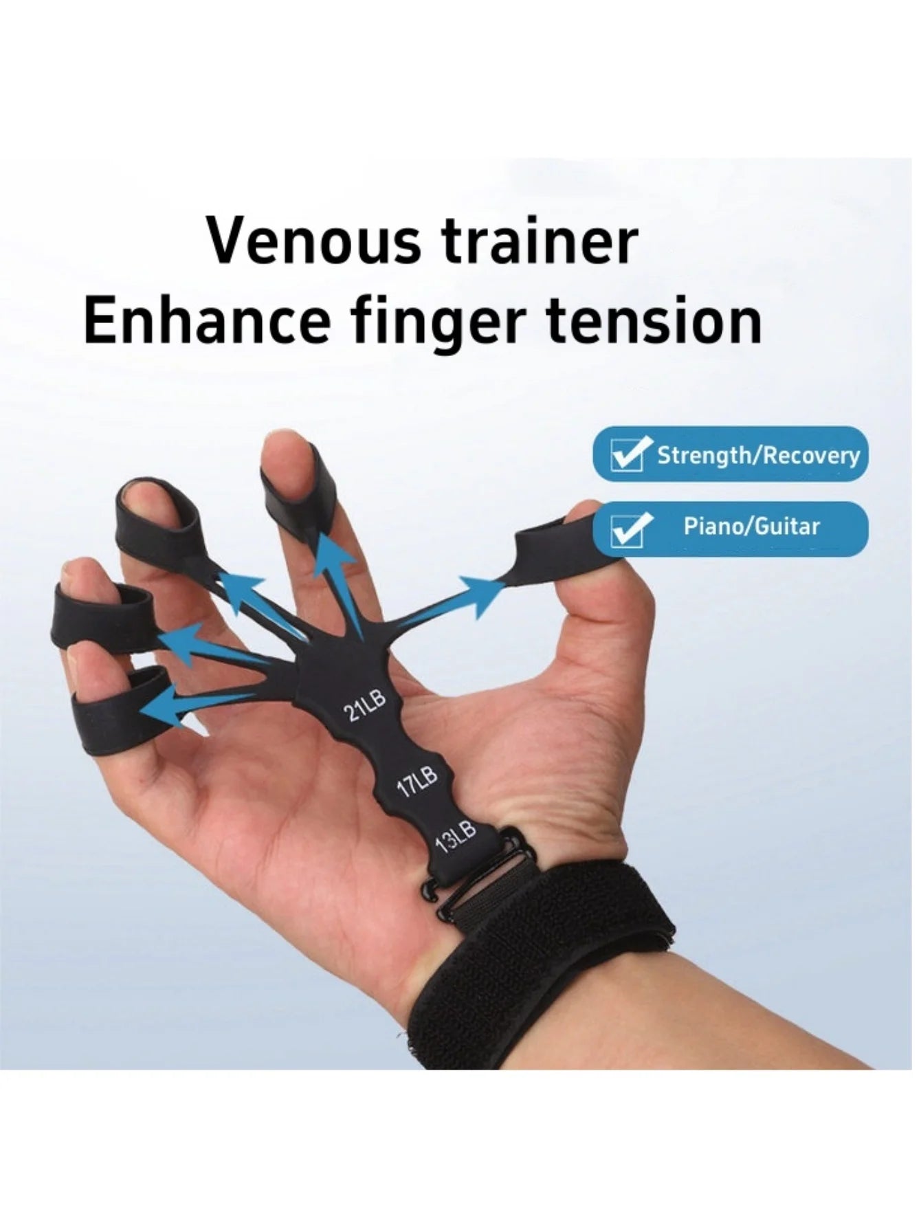 1 piece of Gripster silicone grip trainer.