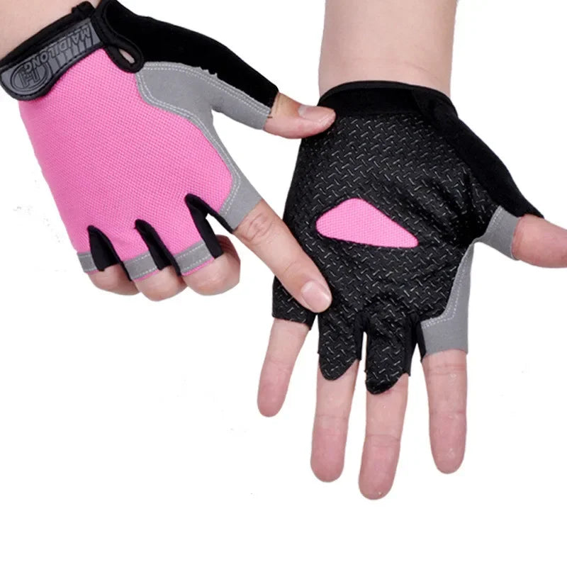 Gants de sport sans doigts pour salle de sport.