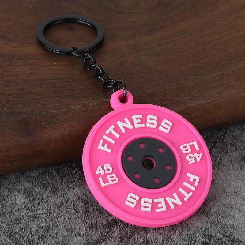 Porte-clés mini disques de barre