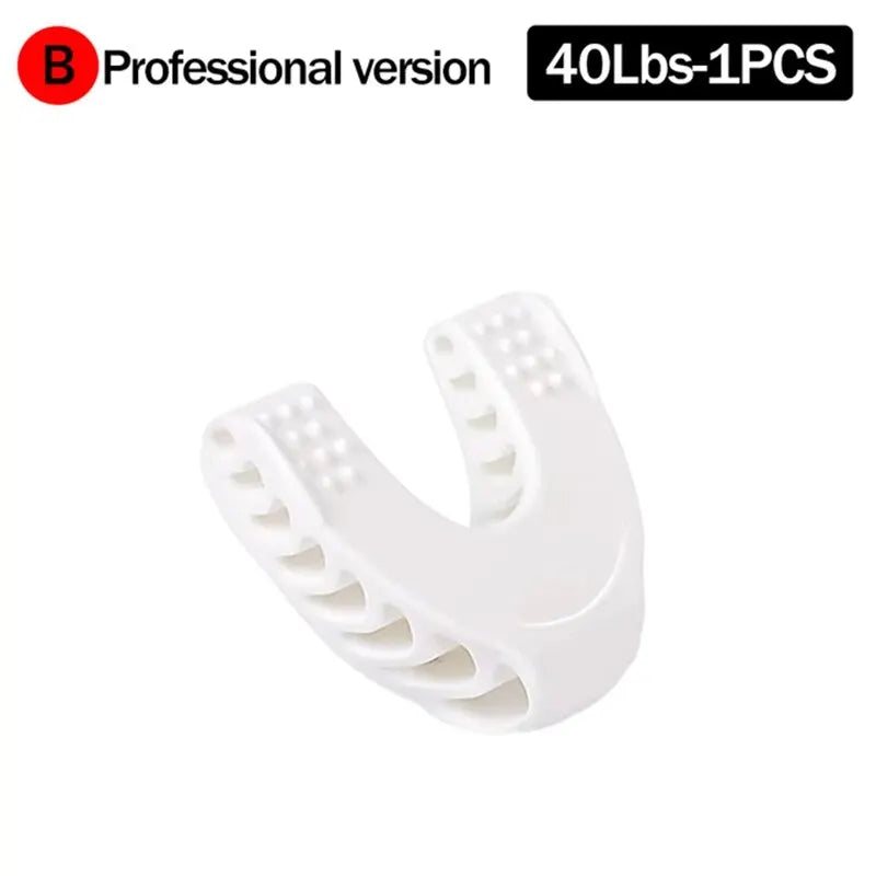 Exerciceur de mâchoire en forme de U.