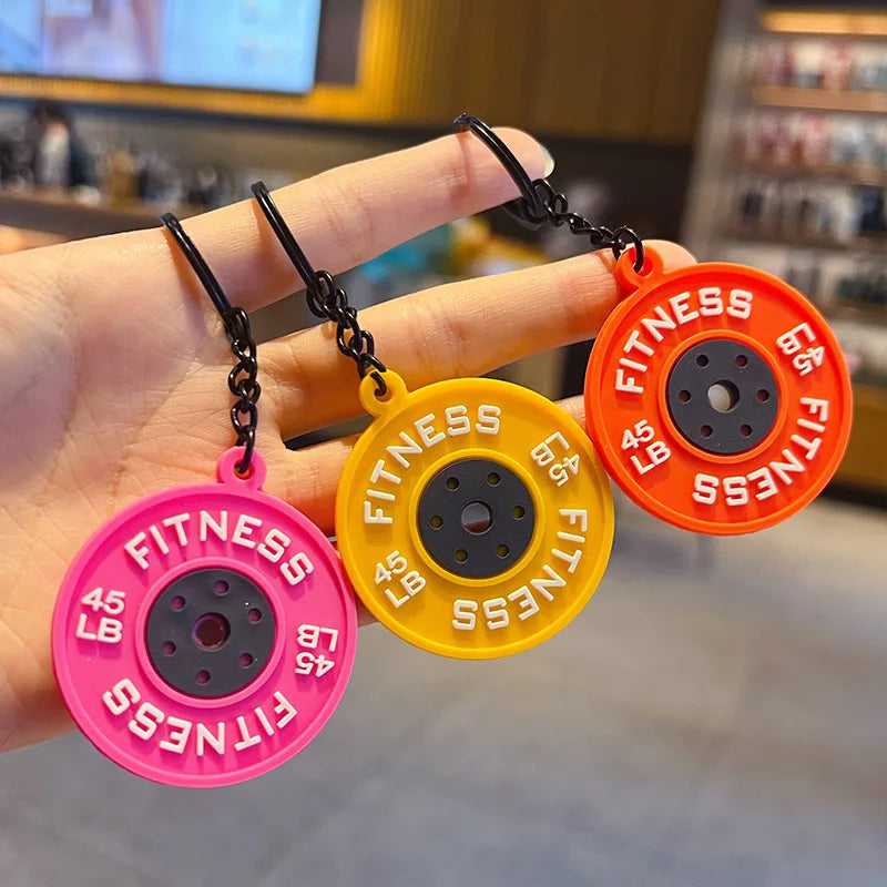 Porte-clés mini disques de barre