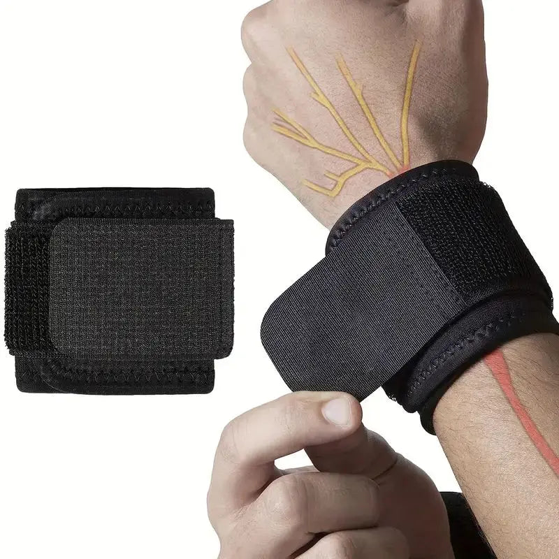 Adjustable wrist support gloves.