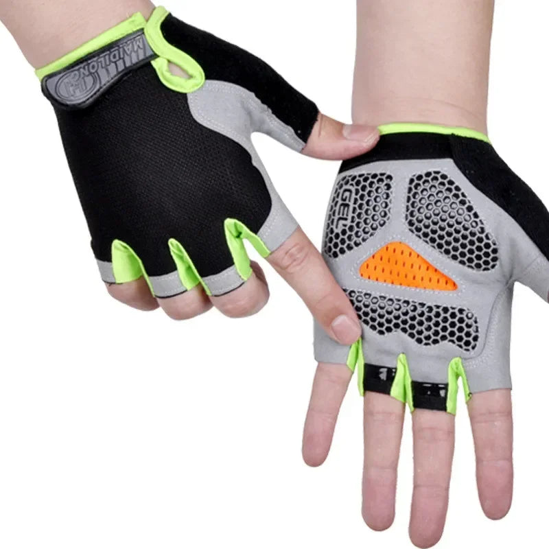 Gants de sport sans doigts pour salle de sport.