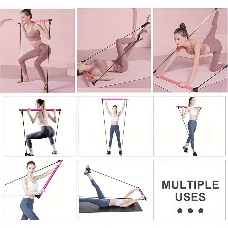 Multifunctional Pilates stick.