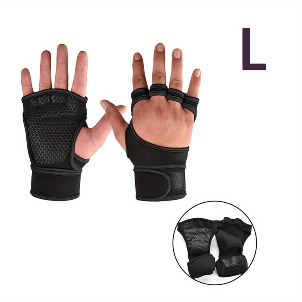 Half-finger gloves.